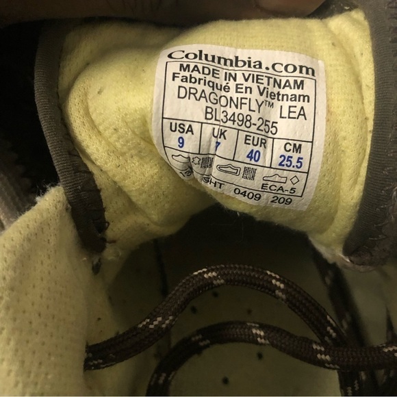 Columbia dragonfly LEA hiking Walking sneakers women's BL3498-255 size 9 - Picture 8 of 9